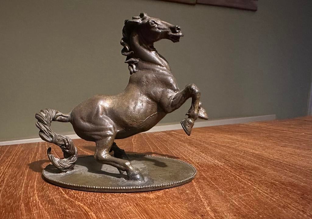Franklin Mint paard in brons * 10x8,5 cm, Ophalen of Verzenden