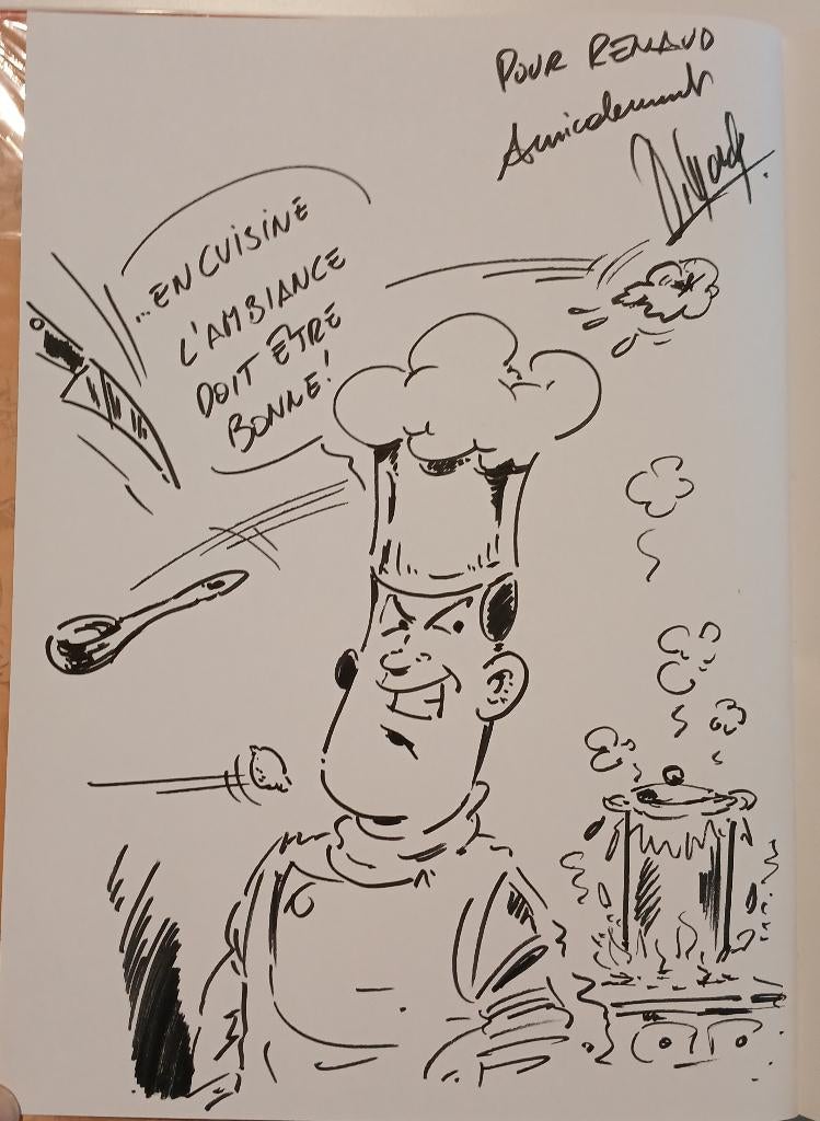 BD Chef Albert Recettes belges Dédicace EO Neuf, Neuf, Enlèvement ou Envoi, Une BD, De Marck Van Staen
