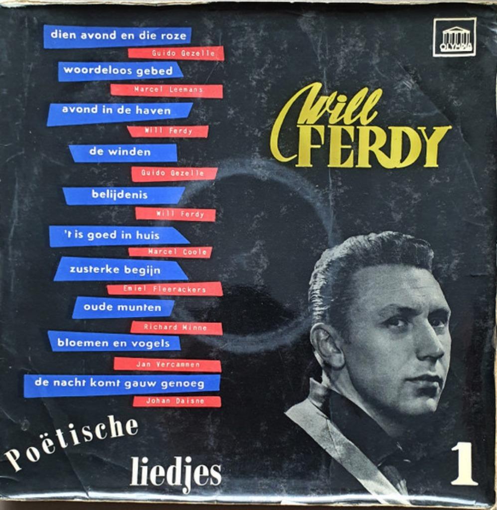 Will Ferdy - Will Ferdy Zingt Poëtische Liedjes, Ophalen of Verzenden, Zo goed als nieuw, 10 inch, Overige genres