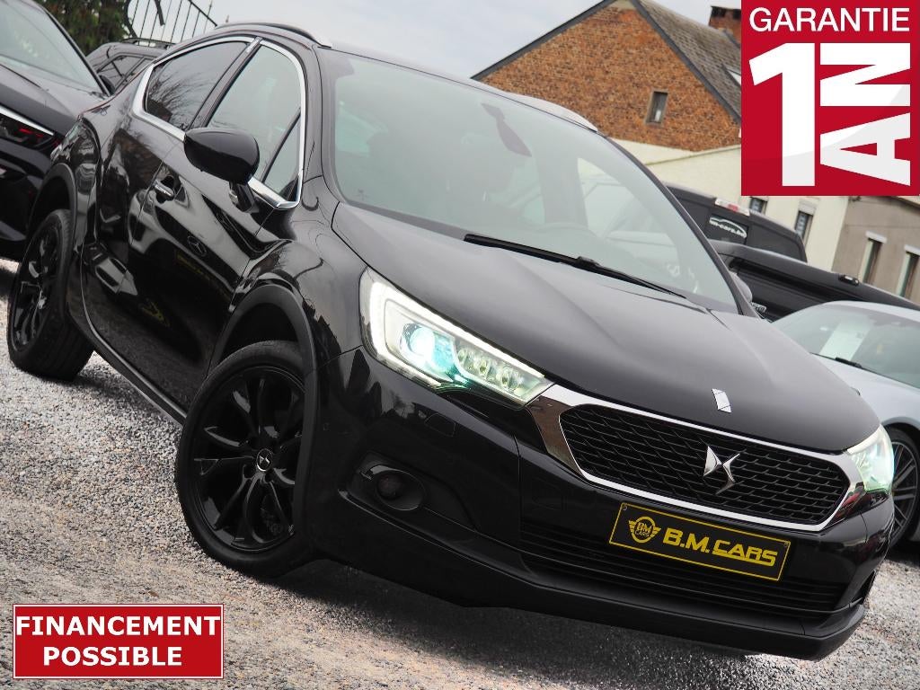Citroen DS4 Crossback 1.6 BlueHDI TVA-LEER-GPS-CLIM-CAM, Voorwielaandrijving, 4 deurs, 4 cilinders, Zwart