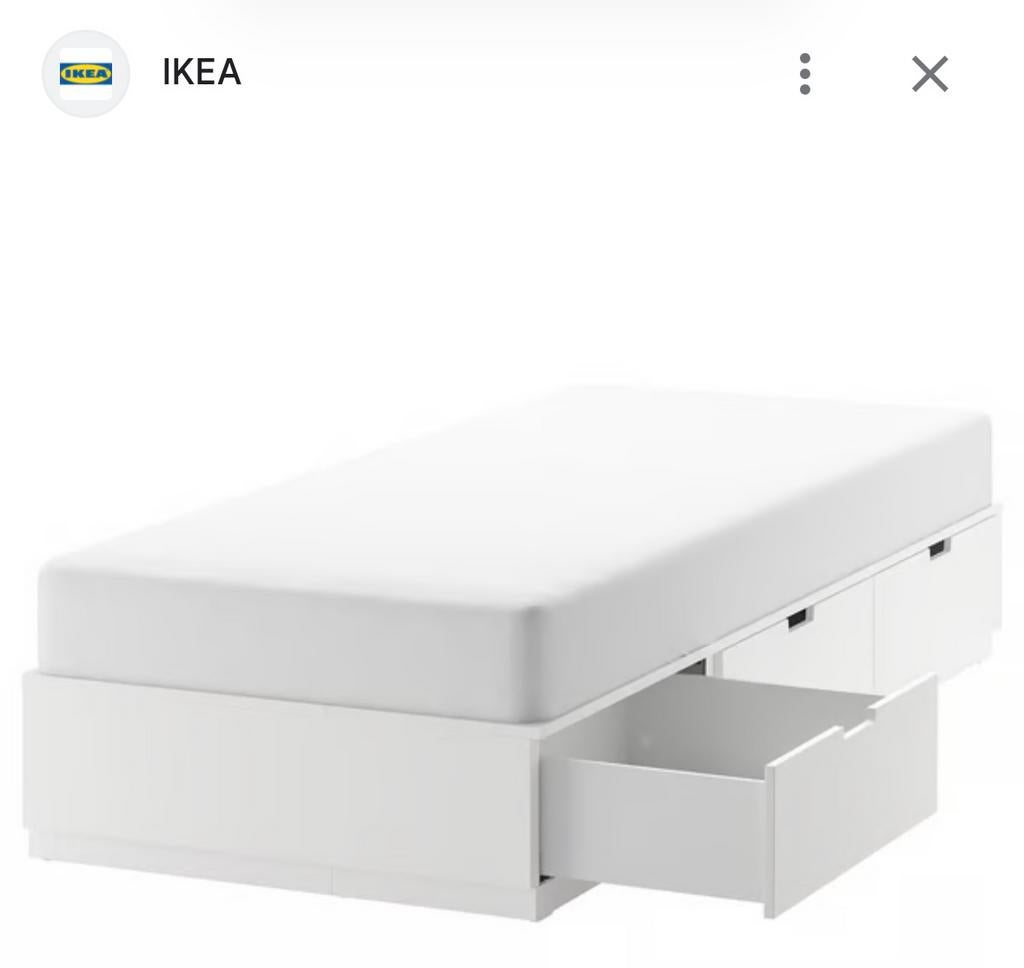 3 tiroirs de rangement pour lit Nordli Ikea, Enlèvement, Neuf