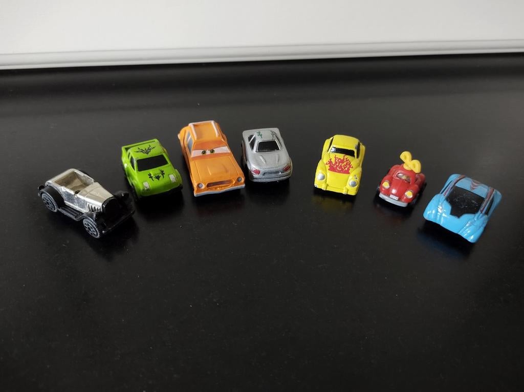 Set van 7 mini autootjes, Ophalen of Verzenden, Gebruikt