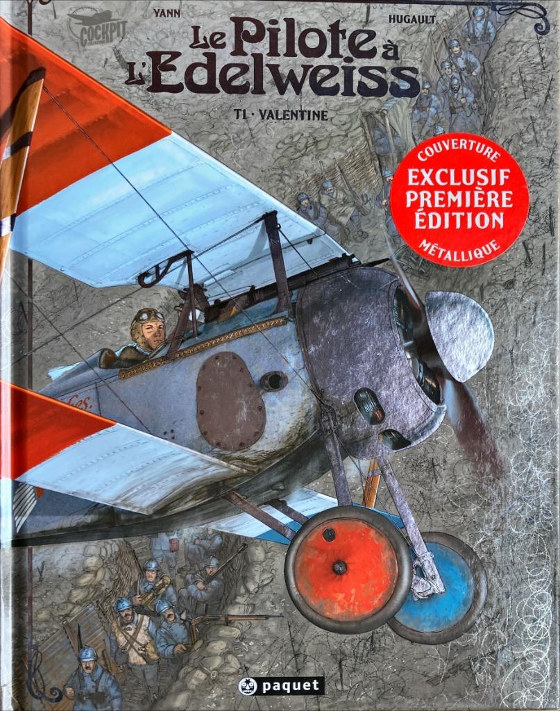 Le Pilote de l'Edelweiss - T1 - Valentine, Enlèvement ou Envoi, Une BD, Hugault - Yann, Utilisé