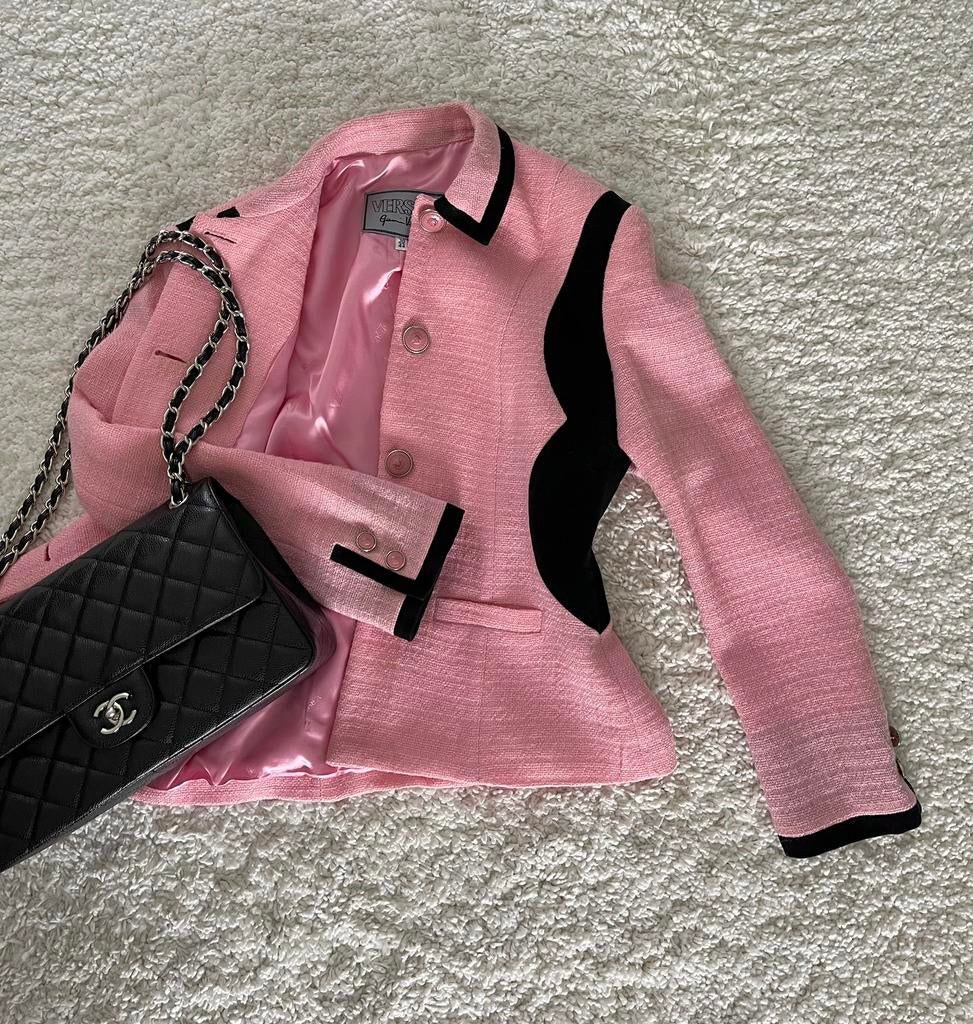 Veste Versace, Taille 38/40 (M), Enlèvement ou Envoi, Rose, Comme neuf