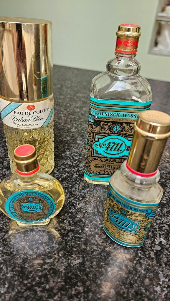 Parfum Vintage 4711, Enlèvement ou Envoi, Utilisé, Bouteille de parfum