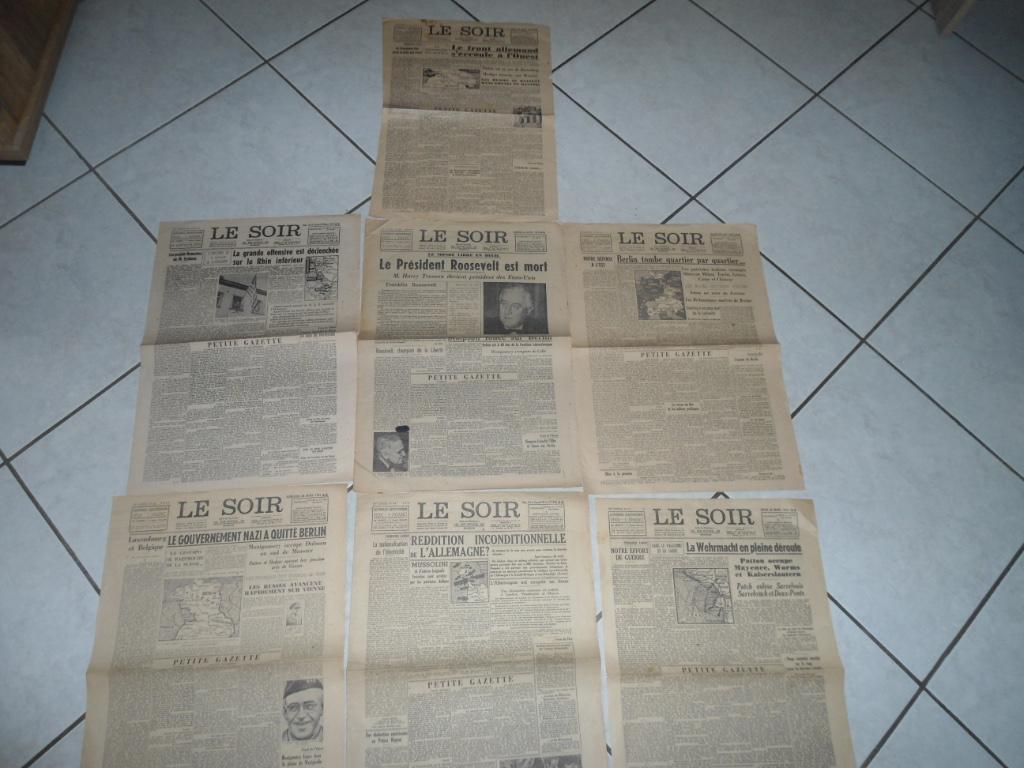 Lot de 7 Anciennes Petites Dépêches Originales de Guerre, Ophalen of Verzenden, Overige soorten, Overige typen