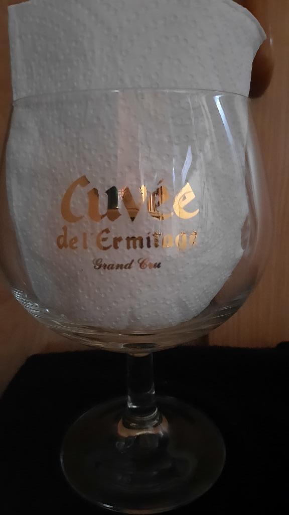 glas Cuvée de l'Ermitage grand cru, Ophalen of Verzenden, Bierglas