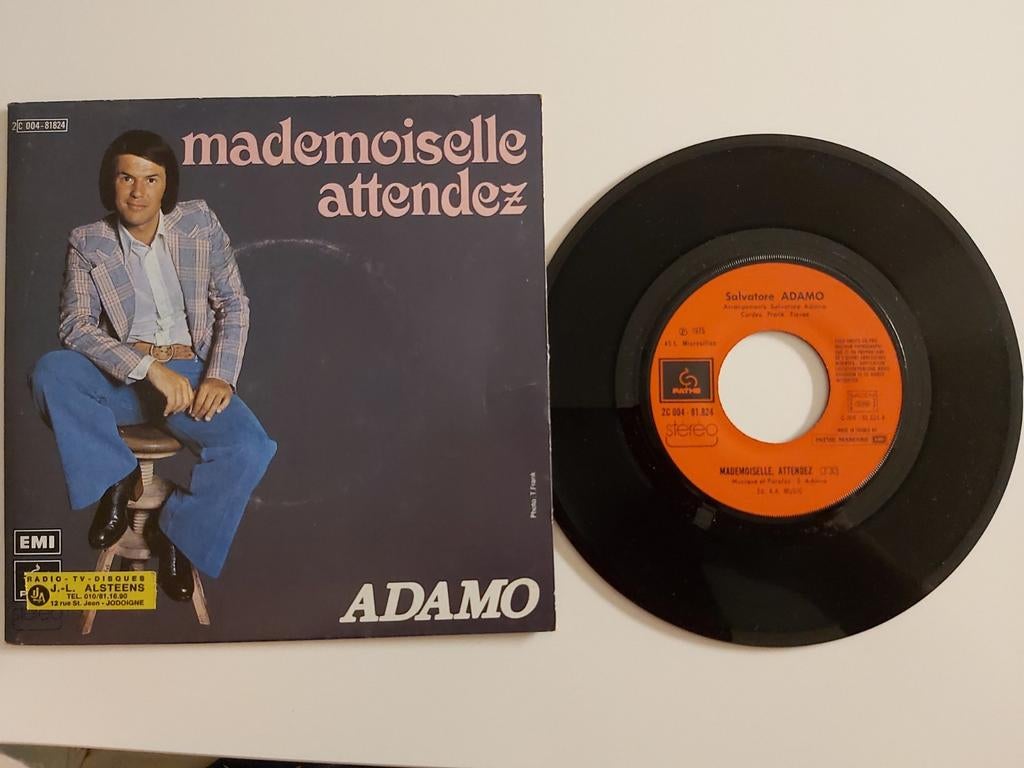 Adamo  - mademoiselle attendez, Enlèvement ou Envoi, Single, 7 pouces, Neuf, dans son emballage