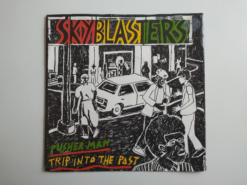 80s Belpop - 7" Single - Skyblasters: Trip into the past, Cd's en Dvd's, Vinyl Singles, Gebruikt, Ophalen