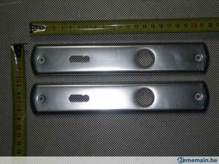 Décor porte 1 paire de plaque en inox (lot3), Enlèvement ou Envoi, Neuf