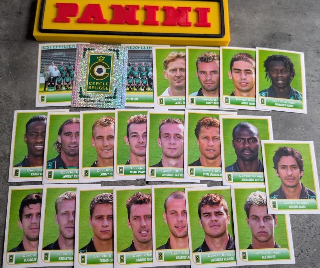 Autocollants foot Panini Football 2004 22X CERCLE BRUGGE, Envoi, Neuf