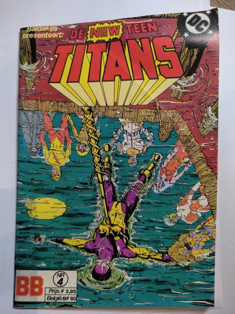 DC COMICS : de new teen titans. Nr 4 BB GOEDE STAAT, Ophalen