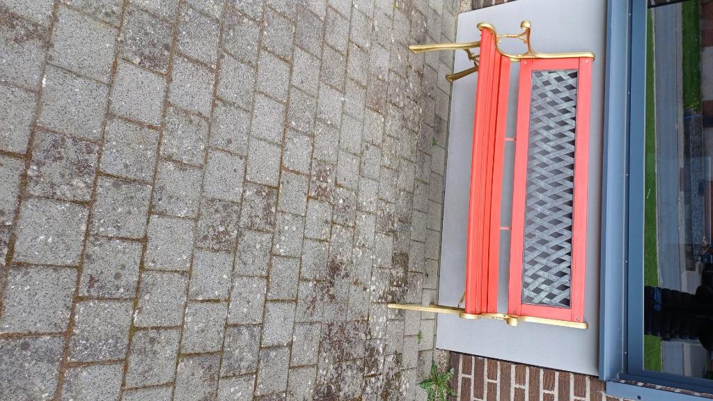Tuinbankje, Enlèvement, Utilisé, Bois