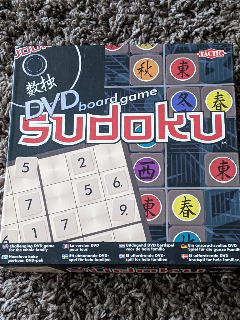 Sudoku DVD bordspel, 1 ou 2 joueurs, Enlèvement ou Envoi, Neuf, Tactic