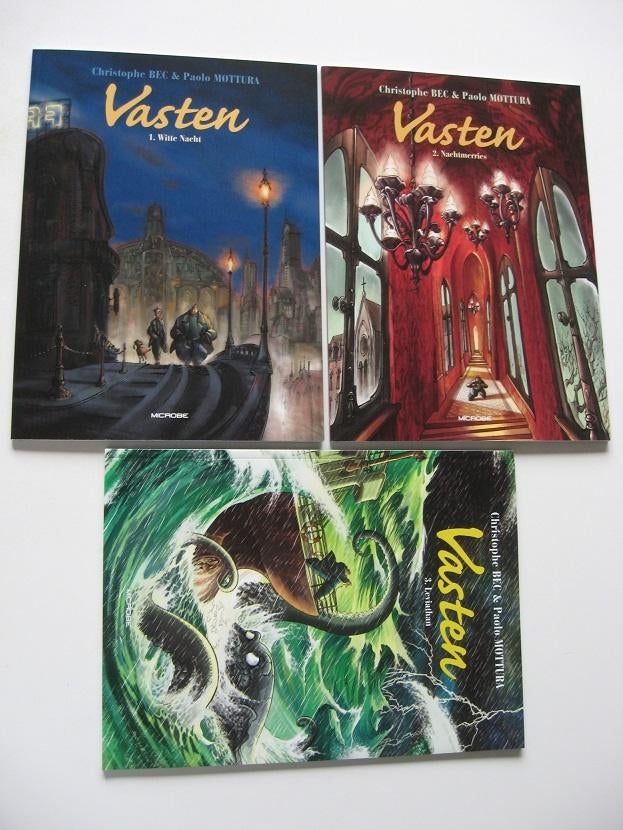 VASTEN 1 tot 3 – SC – 1ste Dr – Nieuwstaat – Complete serie, Neuf, Série complète ou Série, Christophe BEC en Paolo MOTTURA, Enlèvement ou Envoi