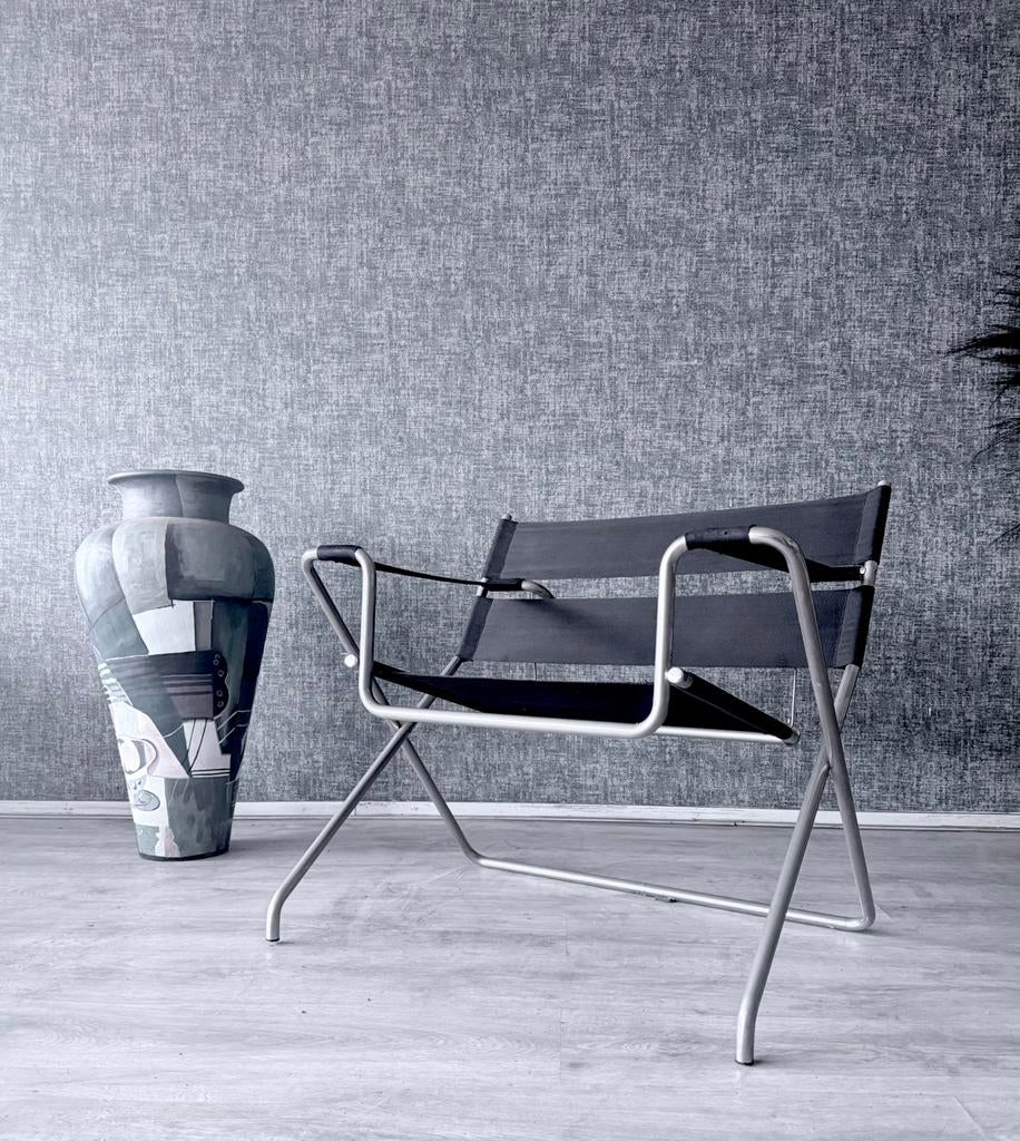 Vintage Tecta D4 Chair by Marcel Breuer, Original Eisengarn, Bauhaus Marcel Breuer D4 Vintage Tecta, Enlèvement, Utilisé, Bleu