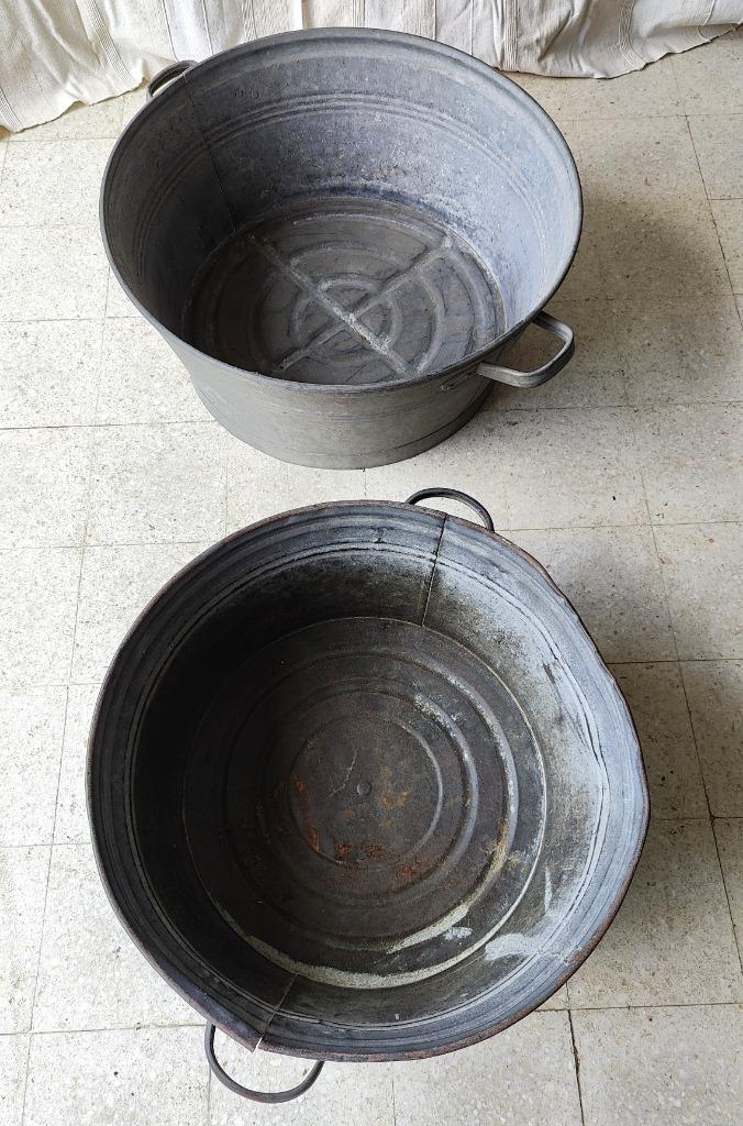 Zinken kuipen, Antiek en Kunst, Ophalen