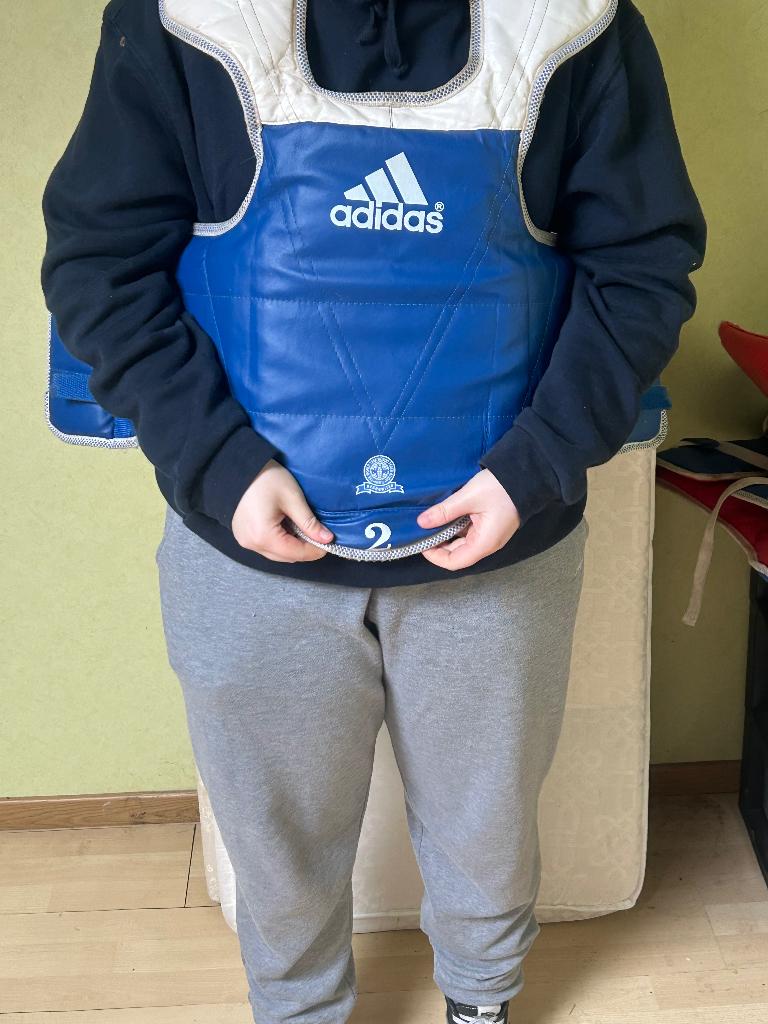 Verschillende pantsers gevechtsport, Gebruikt, Taekwondo, Vechtsportbescherming, Ophalen of Verzenden