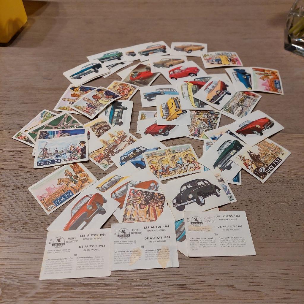 prentjes Jacques "De auto's 1964", Ophalen of Verzenden, Gebruikt, Overige onderwerpen, Prent