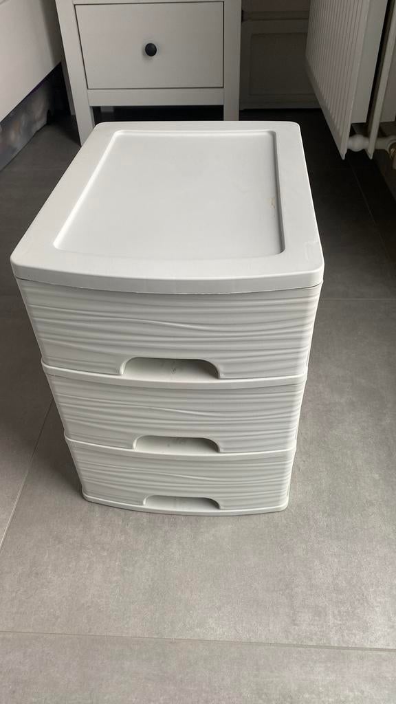 Ladekast met 3 lades, 3 ou 4 tiroirs, 25 à 50 cm, Enlèvement ou Envoi, Moins de 100 cm