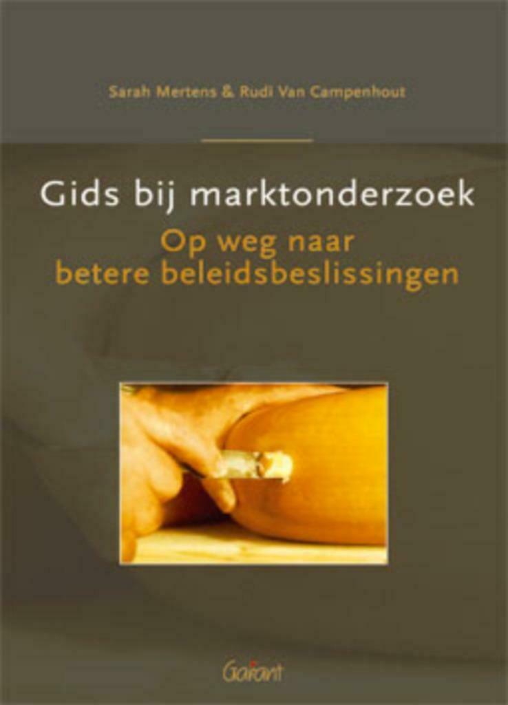 boek gids bij marktonderzoek op weg naar betere beleidsbesli, Boeken, Ophalen of Verzenden, Zo goed als nieuw
