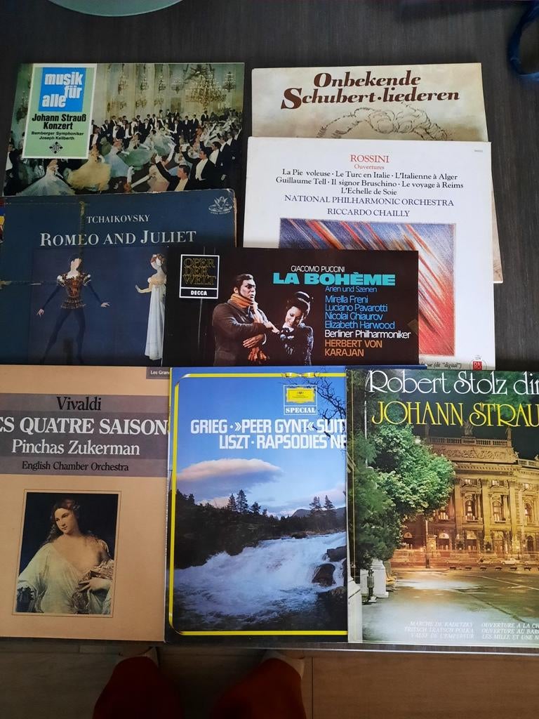 8 lp's met klassieke muzieklp's met klassieke muziek, Ophalen of Verzenden, Gebruikt