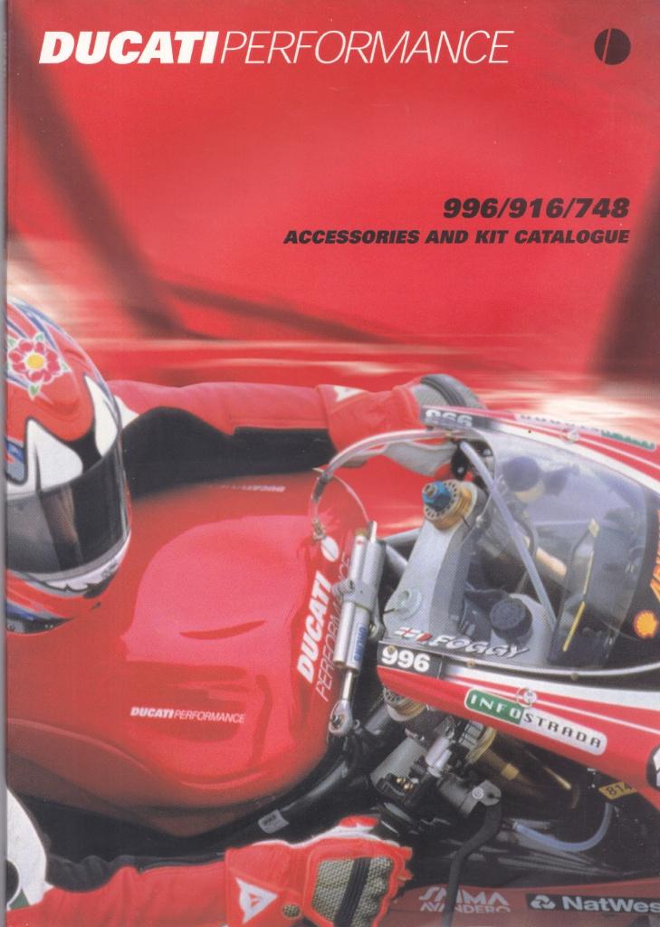 Ducati 996/916/748 parts cataloog, Enlèvement ou Envoi, Neuf