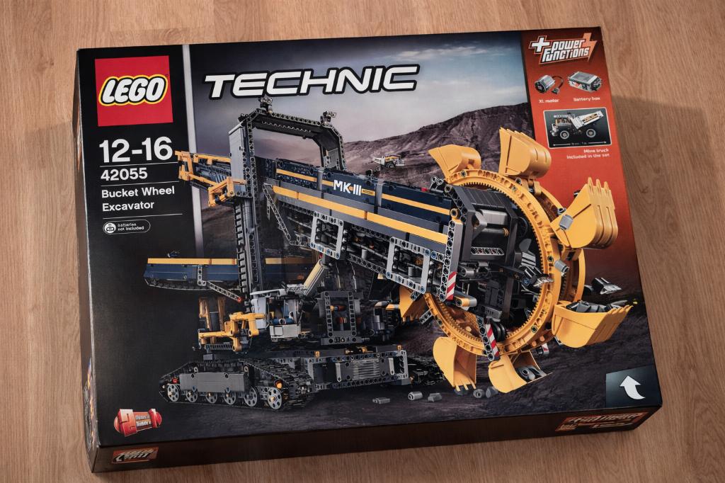 LEGO Technic 42055 Bucket Wheel Excavator Compleet Met motor, Ophalen of Verzenden, Nieuw, Complete set, Lego