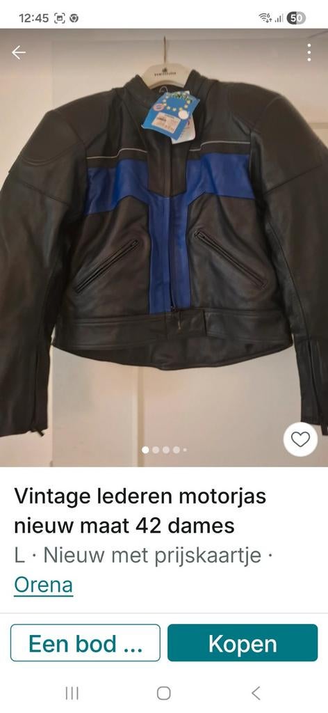 Motor jas nieuw ongedragen maat 42, Ophalen of Verzenden