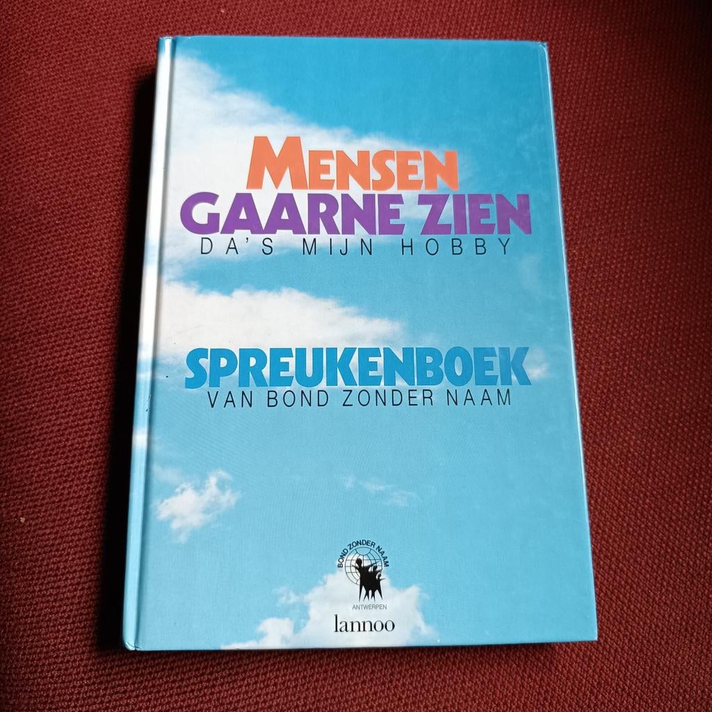 Mensen gaarne zien spreukenboek van bond zonder naam, Ophalen of Verzenden, Zo goed als nieuw