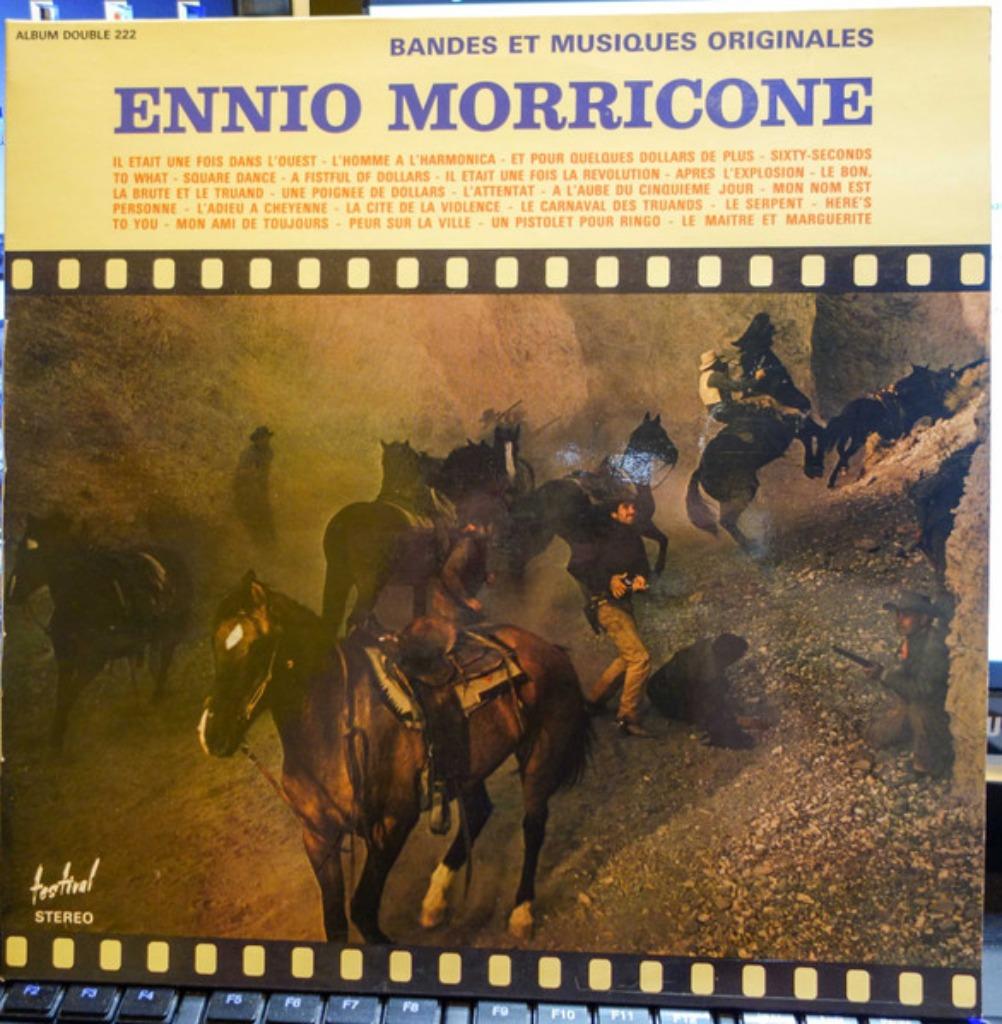 ORIGINELE BAND EN MUZIEKFILMS ENNIO MORRICONE, 2 LP, Cd's en Dvd's, Vinyl | Filmmuziek en Soundtracks, Gebruikt, 12 inch, Ophalen