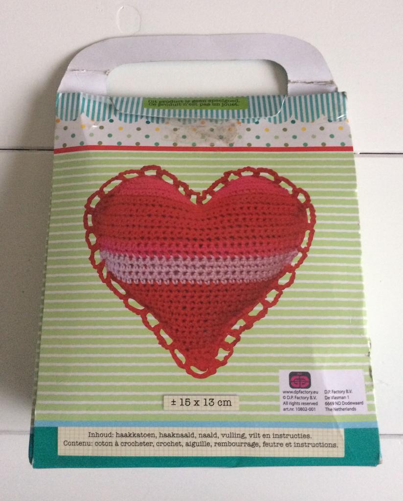 nouveau set de crochet Coeur crochet hobby artisanat crochet, Enlèvement ou Envoi, Neuf, Crochet, Aiguille