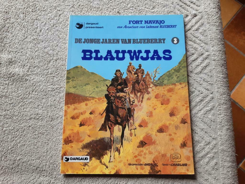 Blueberry.JJ.3.Blauwjas., Eén stripboek, Ophalen of Verzenden, Zo goed als nieuw