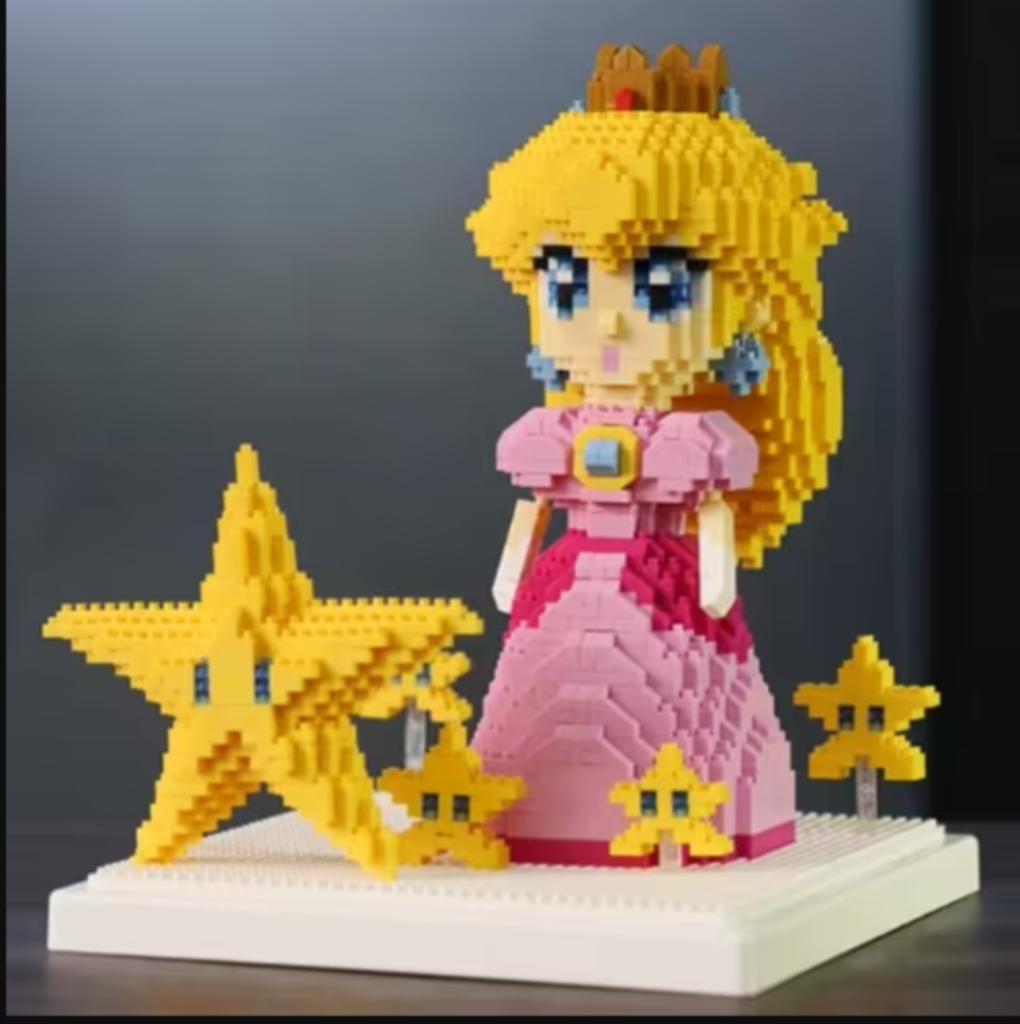 Magnifique ensemble de blocs de construction Princess Peach, Enlèvement ou Envoi, Neuf