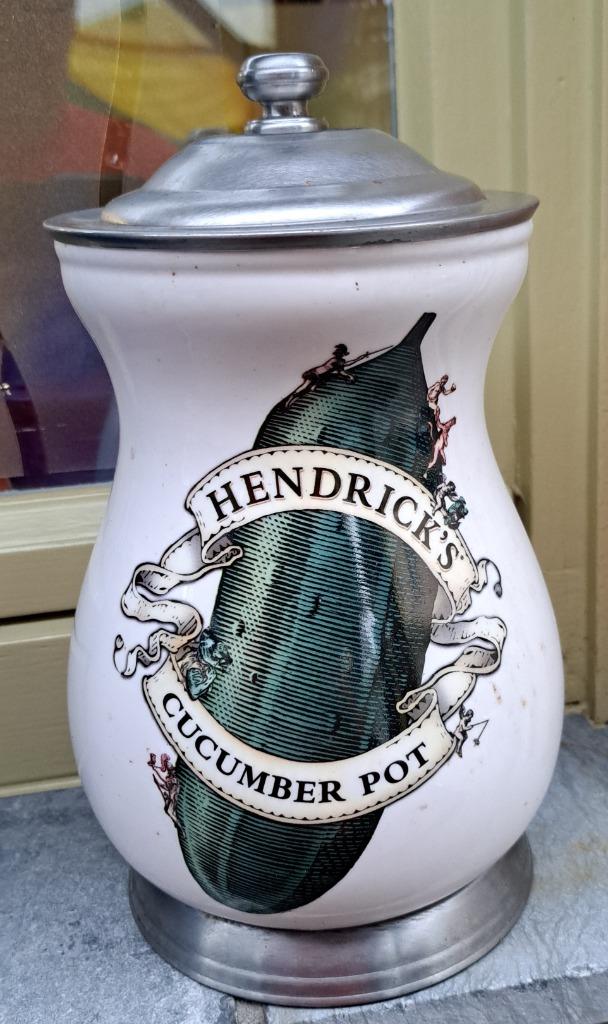 HENDRICK'S CUMCUMBER POT, Enlèvement, Comme neuf, Porcelaine