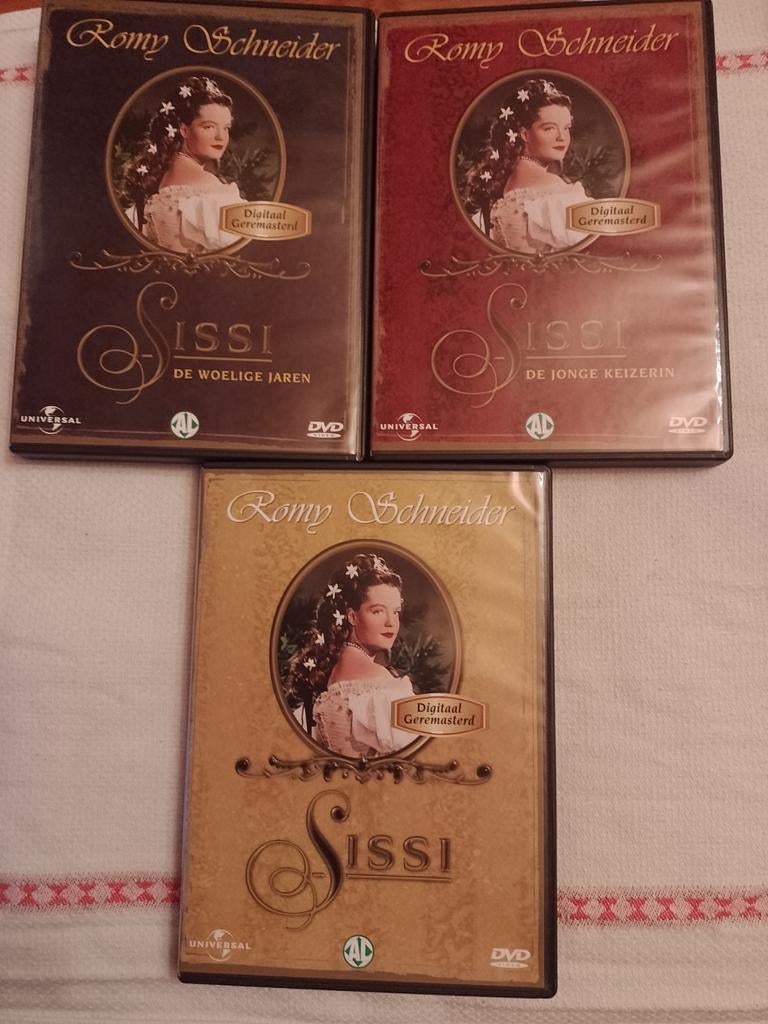 3 dvd's Sissi, Enlèvement ou Envoi, Comme neuf