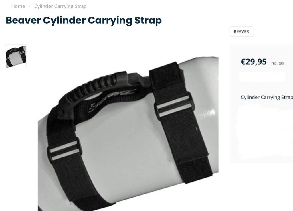 Cylinder Carrying Strap Nieuw aan 17€ - Ecocheques, Enlèvement ou Envoi
