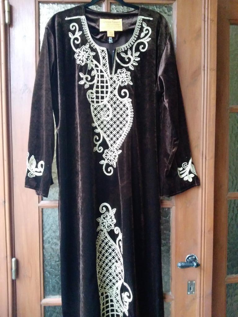 Mooie lange Arabische jurk, Kleding | Dames, Jurken, Lange jurk, Verzenden, Gedragen, Maat 46/48 (XL) of groter