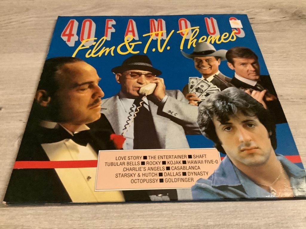 Vinyl 40, double LP sur des thèmes de films et de séries TV, Envoi, Comme neuf, 12 pouces