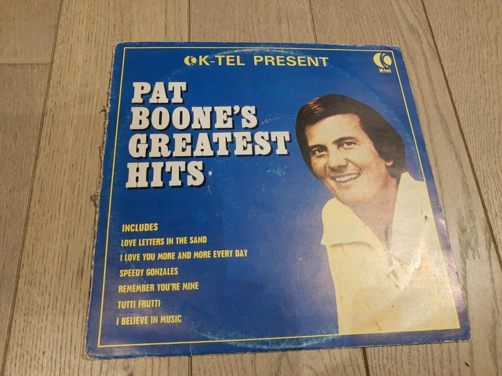 Lp : Pat Boone's - greatest hits, Ophalen of Verzenden, Zo goed als nieuw