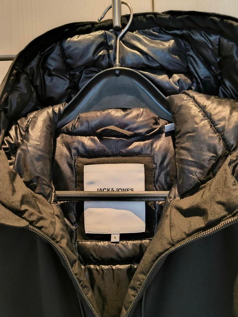 Jas Jack & Jones, Kleding | Heren, Jassen | Winter, Ophalen, Maat 52/54 (L), Zwart, Nieuw