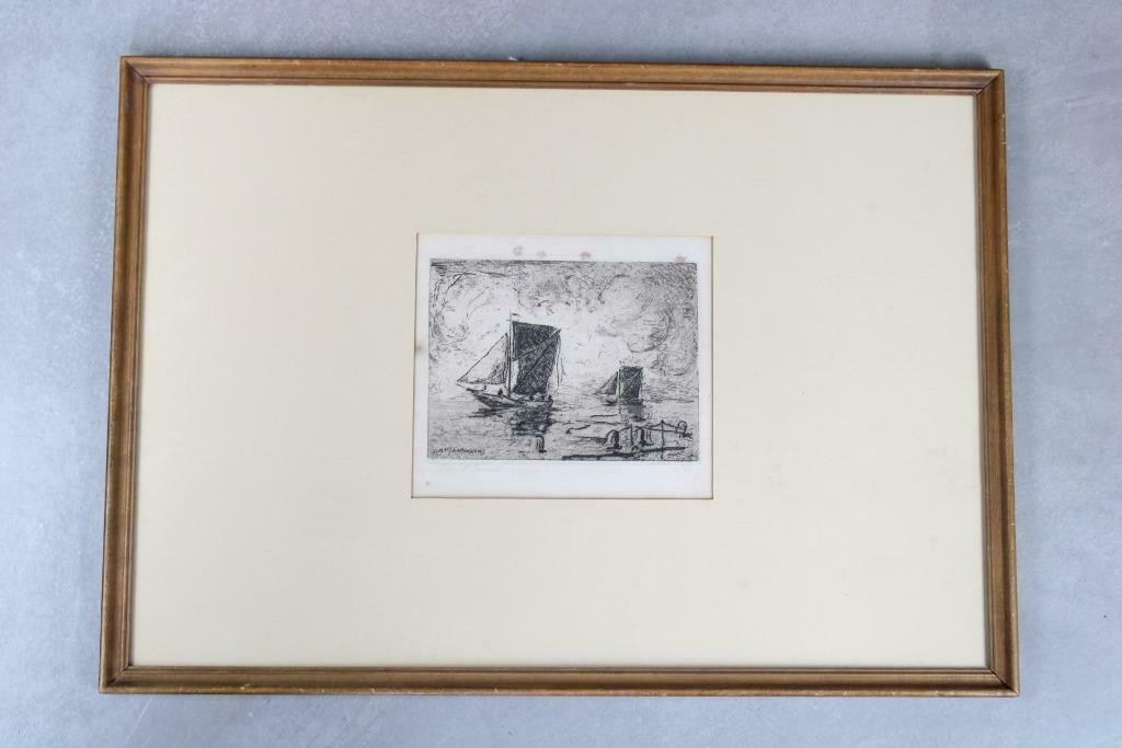 ets van John Michaux, bootjes op de Schelde, Enlèvement