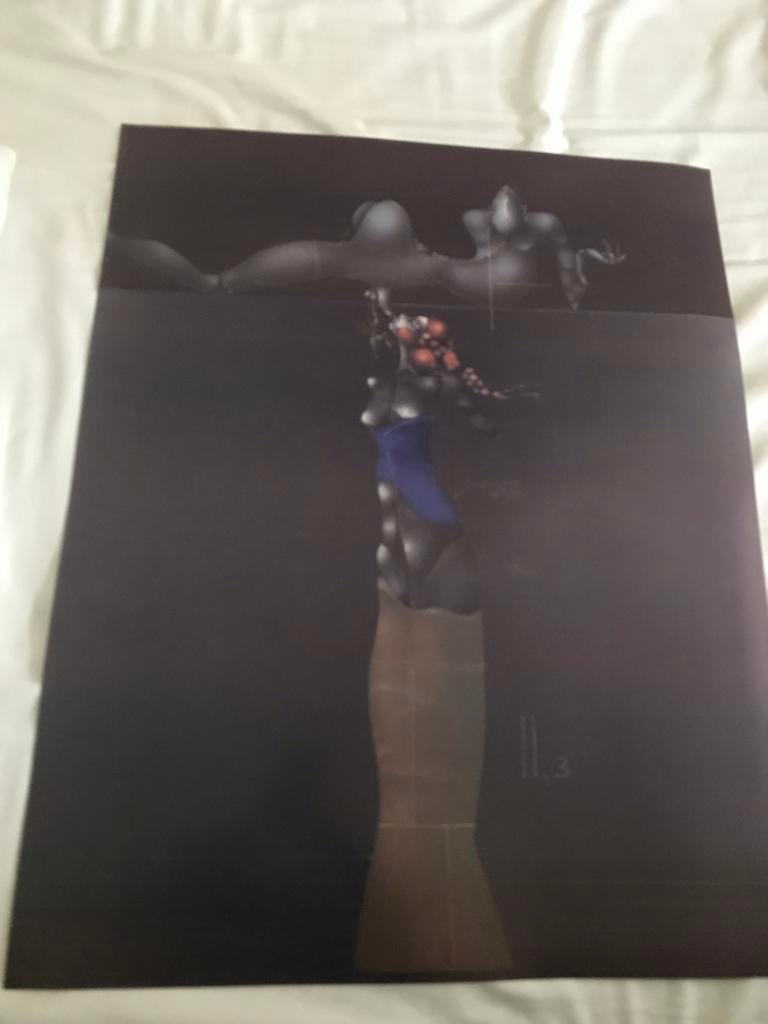Paul Wunderlich poster, Rechthoekig Staand, Ophalen of Verzenden, Zo goed als nieuw, A1 t/m A3