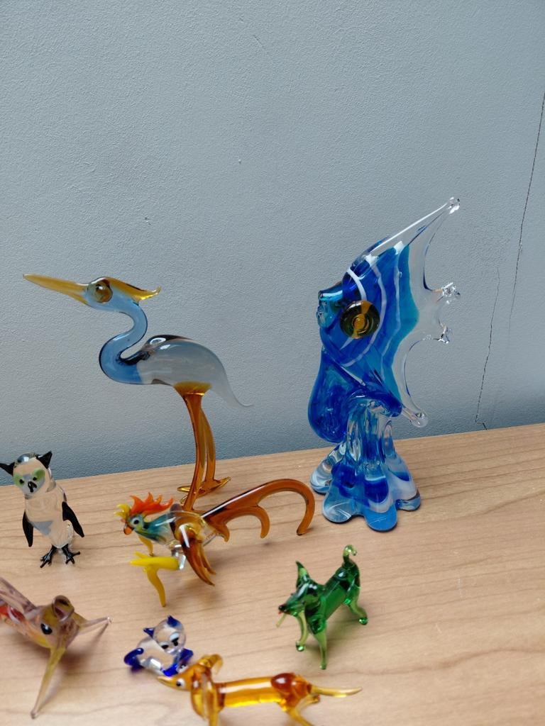 Beestjes ?, prachtig in glas geblazen. Bekijk ze goed, nieuw, Ophalen of Verzenden, Zo goed als nieuw