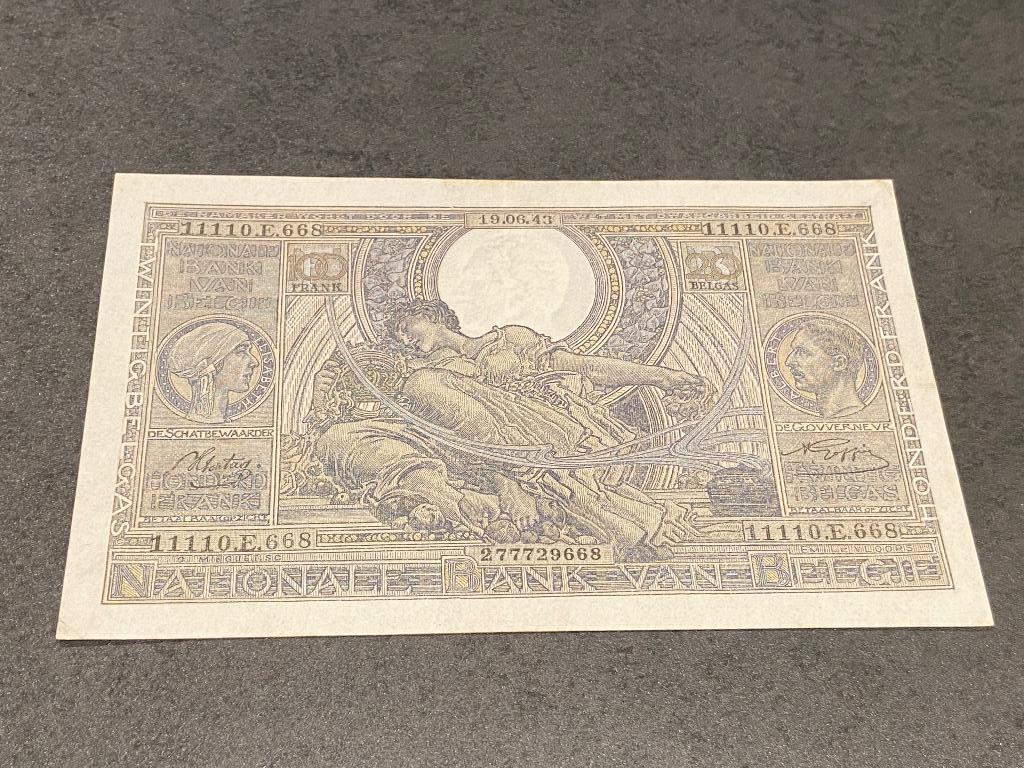 Biljet België 100 fr model 1933, Ophalen of Verzenden, Los biljet