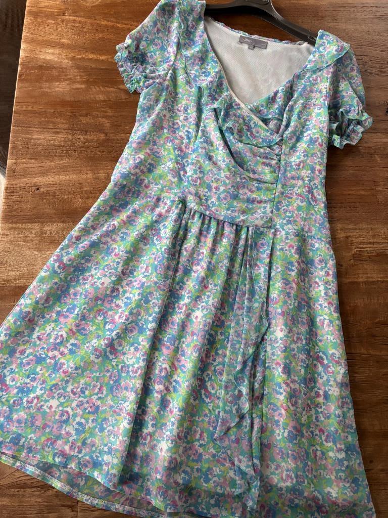 Jurk vintage maat 40, Maat 38/40 (M), Blauw, JBC, Ophalen of Verzenden