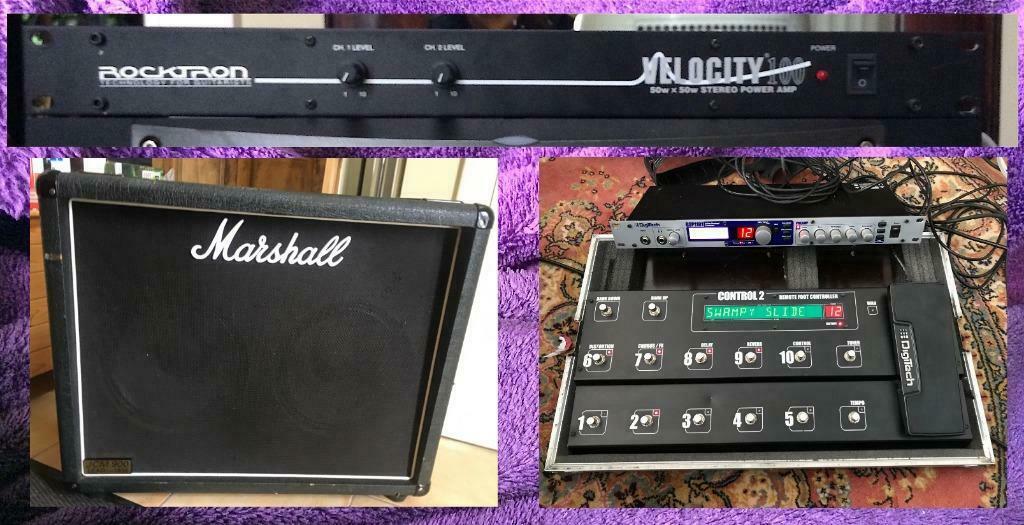 DigiTech + Rocktron + Marshall, Muziek en Instrumenten, Ophalen of Verzenden, Delay of Echo