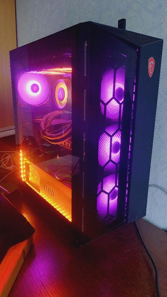 MSI ULTRA GAME PC 2 jaar oud - 64GB - RTX3080 - Waterkoeling, MSI, Intel, Nvidia, Comme neuf, SSD, Intel Core i7