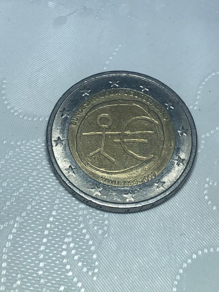 2 euro herdenkingsmunt 2009 Eurozone Duitsland J., Ophalen of Verzenden, Duitsland, 2 euro, Losse munt