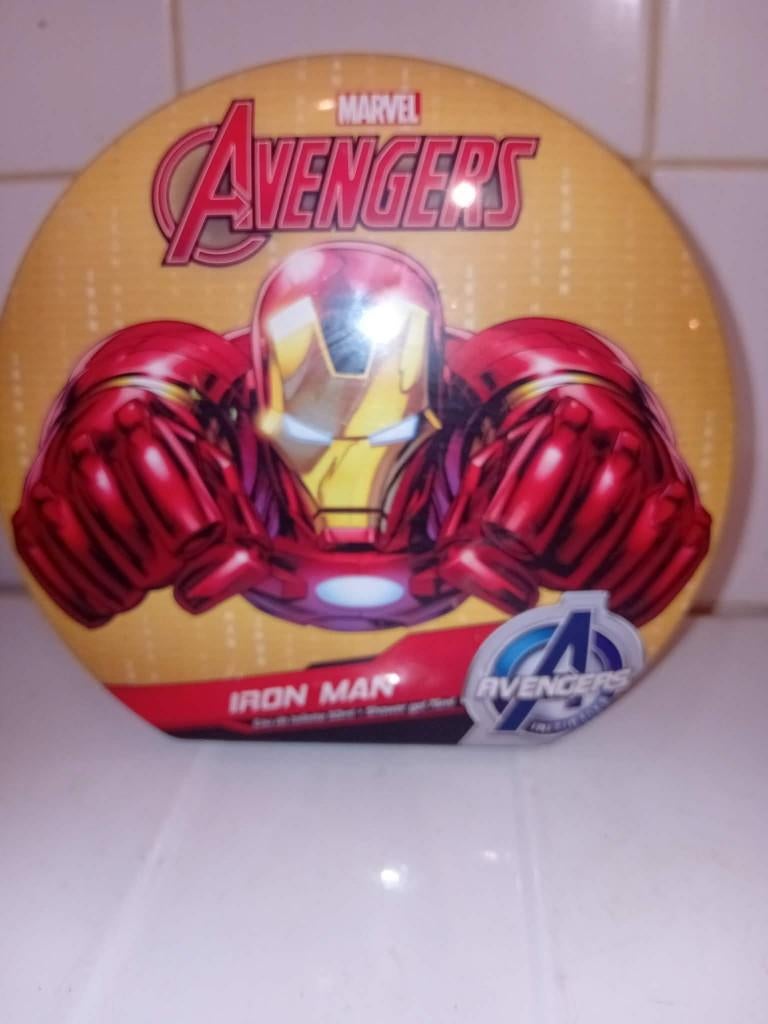 blikken doos marvel avengers iron man, Ophalen of Verzenden, Nieuw, Film, Gebruiksvoorwerp